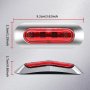 10 броя LED странични габаритни светлини, универсални с хром, идеални за 12V/24, снимка 5