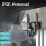 BEENOCAM 4K соларна автономна въртяща се камера със соларен панел, снимка 7