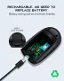 Ергономична акумулаторна безжична USB мишка Black Shark, снимка 4
