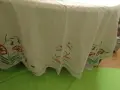 Ретро ръчно бродирана покривка за маса пролетни цветя , снимка 12