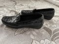 Обувки черно, лоуфъри , кожа естествена, 39 номер