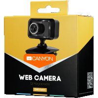 Уеб Камера CANYON CNE-CWC1 0.3 мегапикселова камера за компютър или лаптоп, снимка 3 - Камери - 34649905