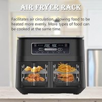 Нови 2бр. стойки за фритюрник Air Fryer с двойна кошница/Неръждаема стомана, снимка 4 - Други стоки за дома - 41282035