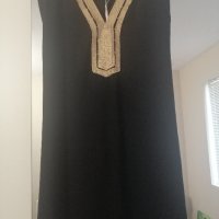 Нова черна дълга рокля, снимка 2 - Рокли - 41485650