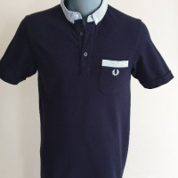 Fred Perry Pique Cotton Slim Fit Mens Size S НОВО! ОРИГИНАЛ! Мъжка Тениска!, снимка 2 - Тениски - 36420301