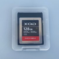 Новa паметнa картa Indmem XQD 128GB R 440MB/s, W 400MB/s , снимка 2 - Твърди дискове - 41753838