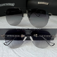 Chrome Hearts full metal chicken мъжки слънчеви очила, снимка 2 - Слънчеви и диоптрични очила - 44687660
