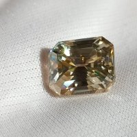 Спешно Рядък Златен Фенси Asscher 3+карата Диамант Мойсанит Diamond Moissanite, снимка 3 - Други - 35754406