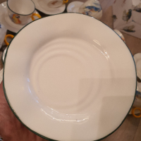 Royal Family–Авторска Италианска Керамика, Сервиз 6 чашки+6 чинийки., снимка 10 - Сервизи - 36333558