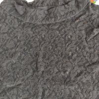 Дантелена,черна блузка., снимка 1 - Блузи с дълъг ръкав и пуловери - 41262250