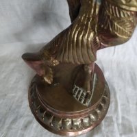 метална статуетка, снимка 2 - Антикварни и старинни предмети - 33889870