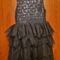 Официална черна рокля в перфектно състояние H&M, снимка 2 - Детски рокли и поли - 41791531
