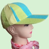 Страхотни многоцветни дамски шапки с козирка, снимка 4 - Шапки - 41594318