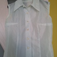 Дамска блуза риза без ръкав, снимка 1 - Ризи - 41897789