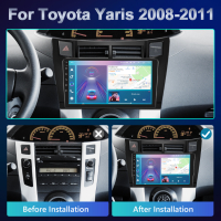 Мултимедия Android за Toyota Yaris 2008-2011, снимка 2 - Аксесоари и консумативи - 44737372