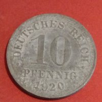 Четири монети 10 DEUTCHES REICH PFENNIG различни години за КОЛЕКЦИЯ 31529, снимка 8 - Нумизматика и бонистика - 44287870
