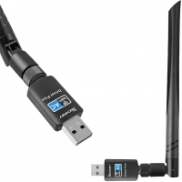 Мрежови адаптер Techkey AC600, 600 Mbps, Wireless-AC, USB, 5dBi, снимка 2 - Мрежови адаптери - 36038849