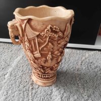перфектна азиатска ваза, снимка 3 - Антикварни и старинни предмети - 41762486