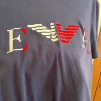 Мъжка тениска Emporio Armani L, снимка 2 - Тениски - 44569942