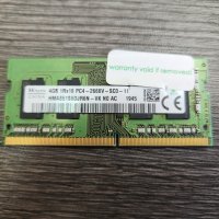 Памет за лаптоп 4GB So-Dimm DDR4, 2666MHz, SK hynix, снимка 1 - RAM памет - 44477297