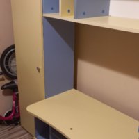 Секция за детска стая,бюро и легло, снимка 3 - Секции и витрини - 39189741