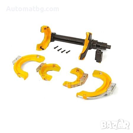 Комплект скоби за пружини Automat, Преса за монтаж и демонтаж, Жълт, снимка 1