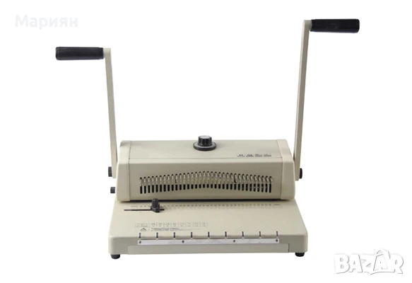 Професионална  подвързваща машина с метални спирали Sonto W200 перфорира до 20 листа, снимка 1