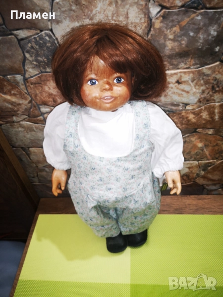 Колекционерска кукла 1987 ZASAN WOOD HABENE SWITZERLAND , снимка 1