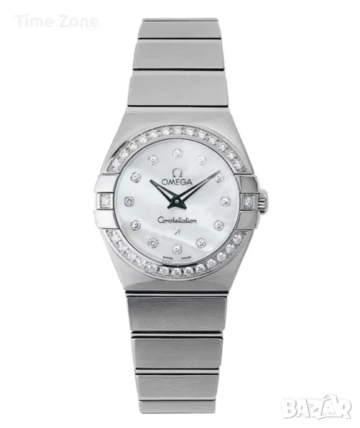 Omega Constellation 33mm Steel MOP Dial Diamond Дамски Различни Варианти, снимка 1