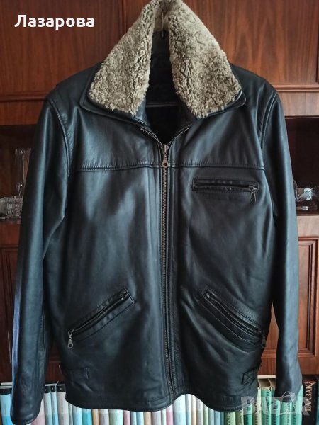 Мъжко кожено яке от естествена кожа, снимка 1
