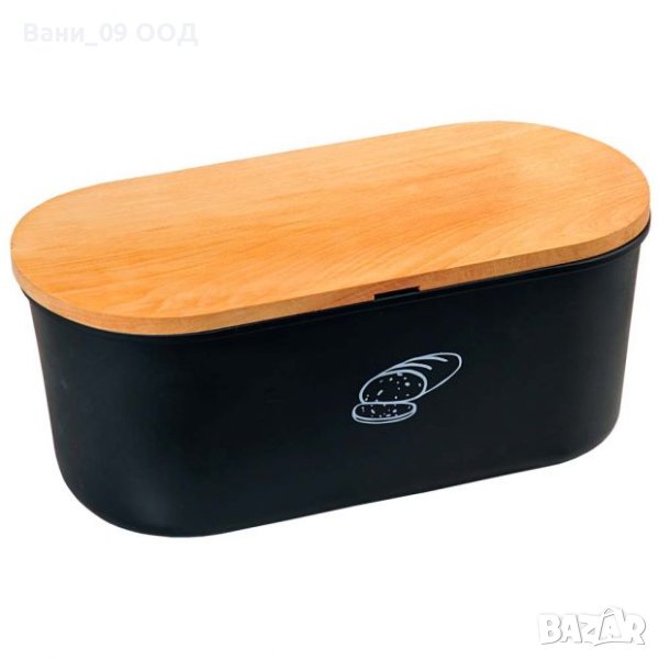 Кутия за хляб с дъска за рязане, снимка 1