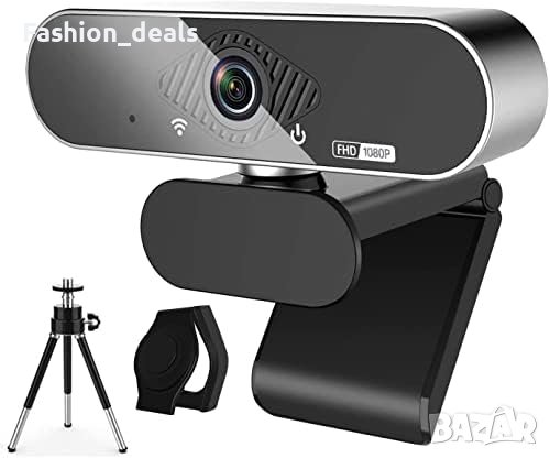Нова USB Уеб камера с микрофон за компютър Full HD 1080P, снимка 1