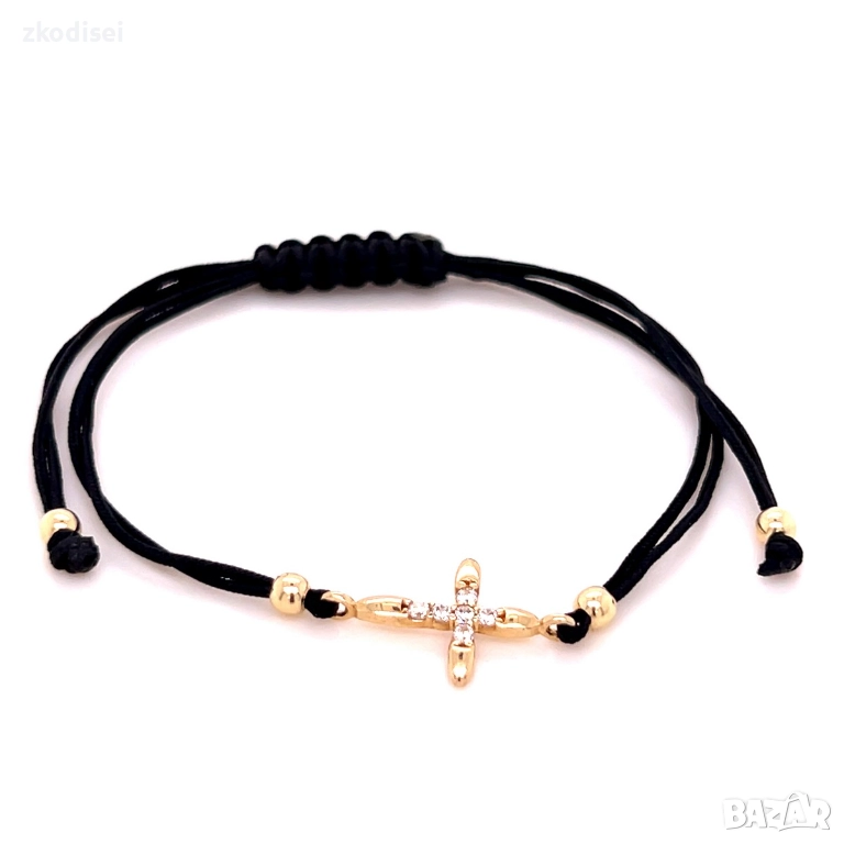 Златна регулируема гривна 1,20гр. 14кр. проба:585 модел:36279-6, снимка 1