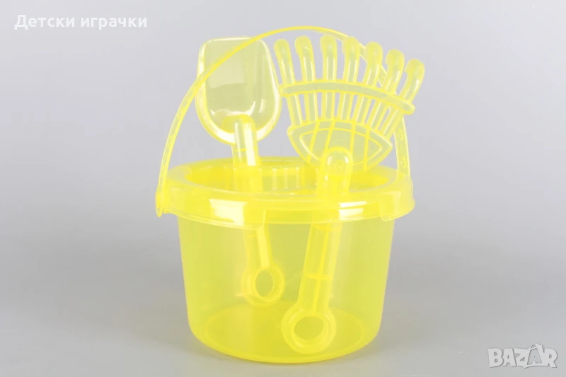 Кофичка за пясък с лопатка и гребло , снимка 1