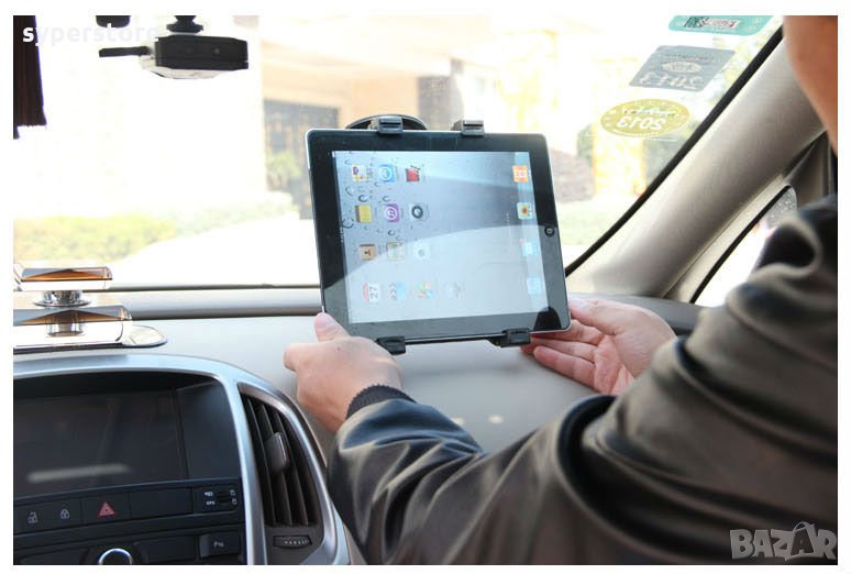 Стойка за таблет за кола - универсална от 7" - 12" TS0004таблети Ipad+D, снимка 1