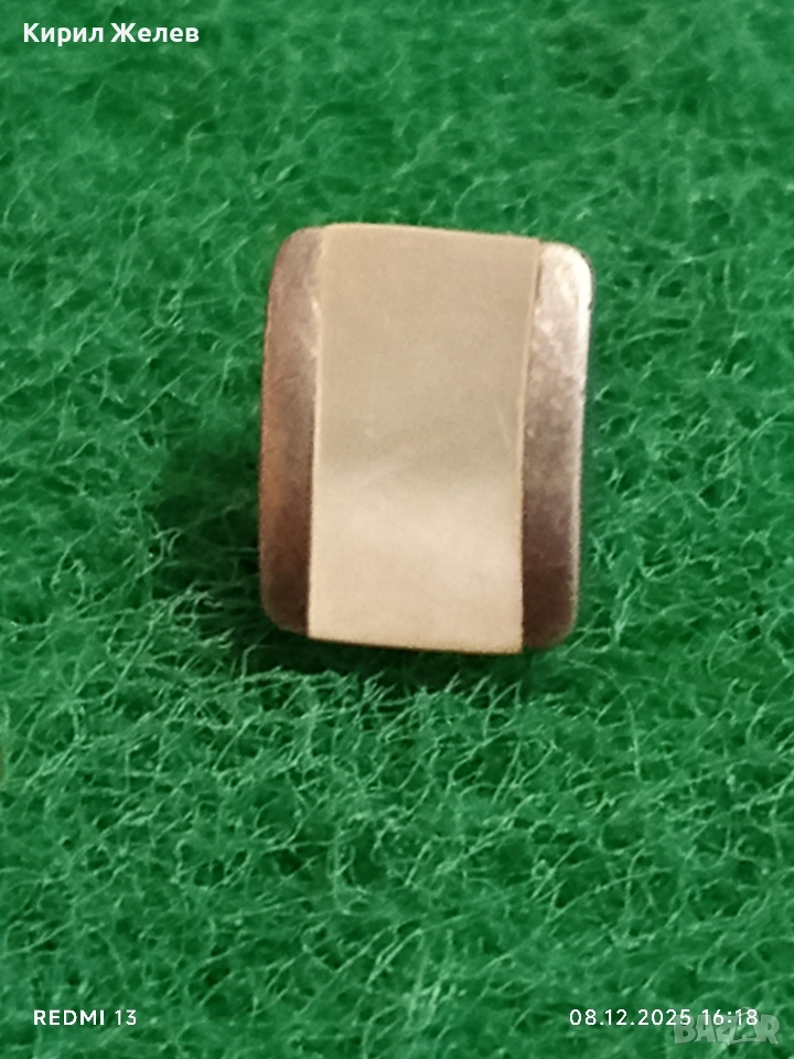 Винтидж сребърна обеца висока проба сребро майсторска изработка 51121, снимка 1