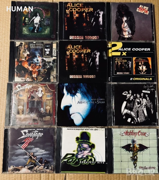 Alice Cooper - Savatage - Motley Crue - Poison, снимка 1