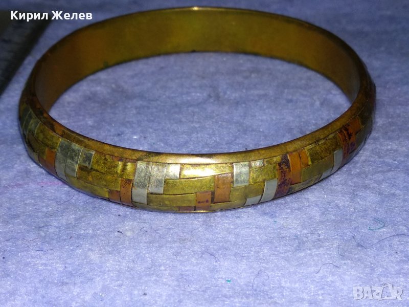 ИНДОПЕРСИЙСКА ТРАДИЦИОННА ГРИВНА МЕД и БРОНЗ МАЙСТОРСКА РЪЧНА БИЖУТЕРСКА ИЗРАБОТКА 38010, снимка 1