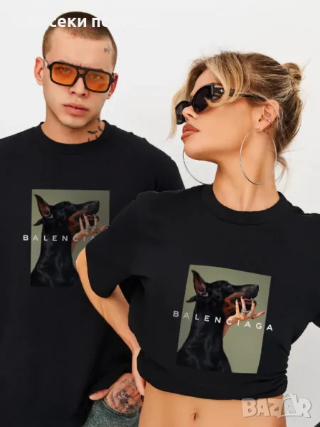Balenciaga Унисекс Тениска👕👚Дамска Тениска👚Мъжка Тениска Баленсиага-Различни Модели Код LFS406, снимка 1