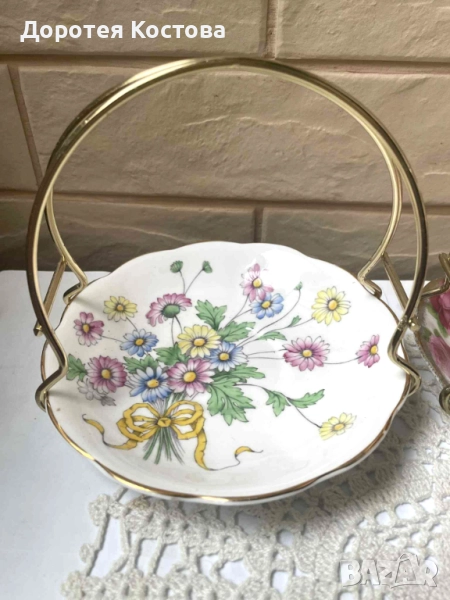 ROYAL ALBERT красива кошничка за бонбони или малки плодове , снимка 1