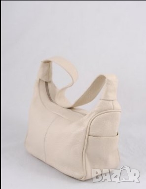 Бяла чанта , естествена кожа, снимка 1