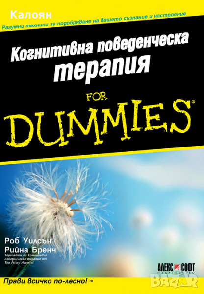 Роб Уилсън, Рийна Бренч - Когнитивна поведенческа терапия For Dummies, снимка 1