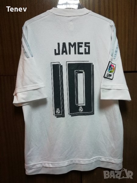 Real Madrid James Rodriguez Adidas оригинална тениска фланелка Реал Мадрид Хамес Родригез L, снимка 1
