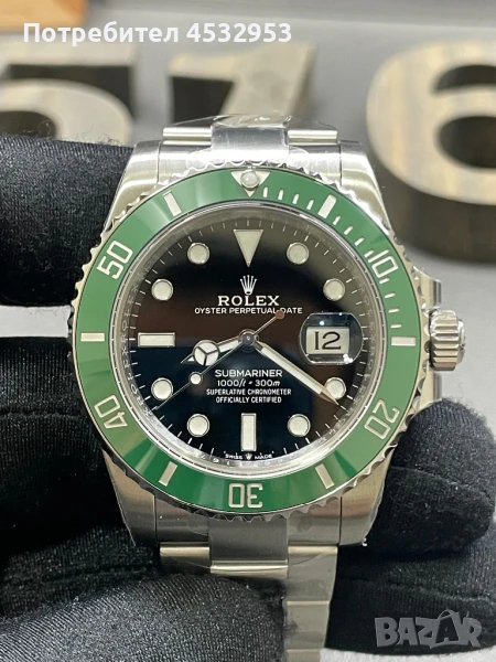 Rolex Submariner | Модифициран | 126610LV “Starbucks” | 41mm | VS3235, снимка 1