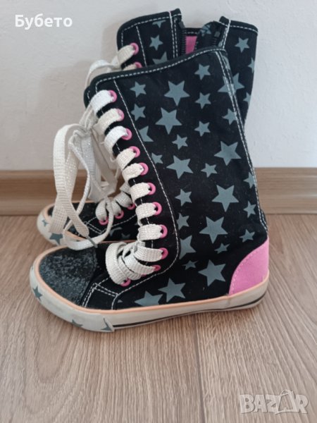 Високи кецове от плат, снимка 1