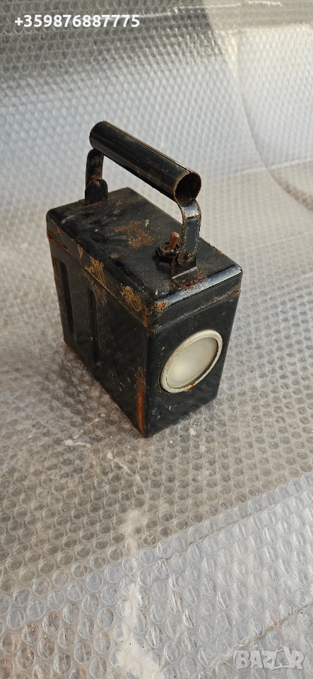 Военен Акумулаторен фенер прожектор Руски Руско соц руска Армия , снимка 1