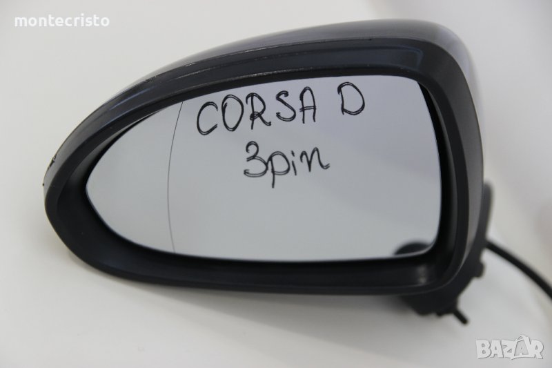 Ляво електрическо огледало Opel Corsa D (2006-2015г.) 3 пина / Опел Корса Д / 6428245, снимка 1