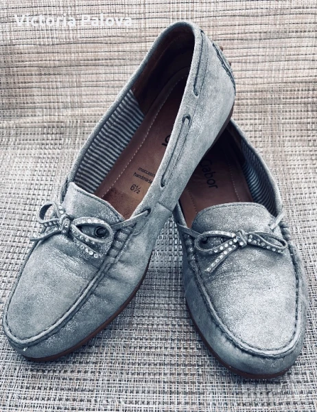 Скъпи лоуфъри/мокасини GABOR естествена кожа, снимка 1