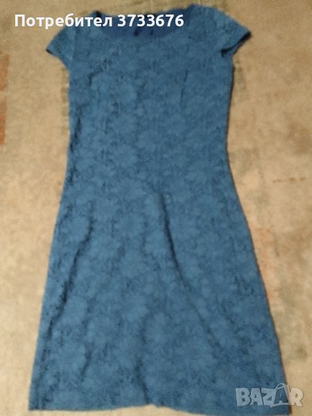 Дамска рокля, ажурна дантела с подплата., снимка 1