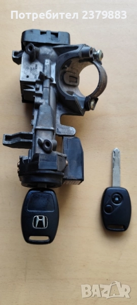 Контактен ключ с ключ от Honda jazz , снимка 1